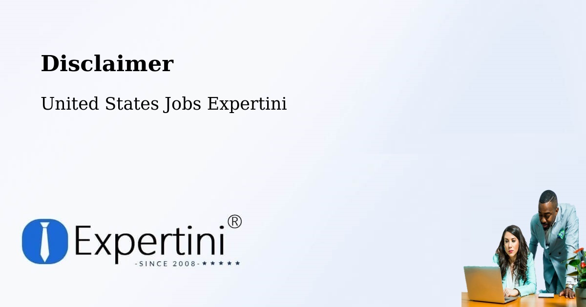 Disclaimer – Mena - United States Jobs Expertini